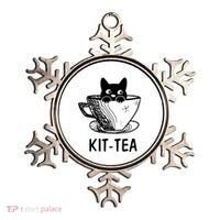 Kit Tea Funny Cat Lover Ornament thumb 0
