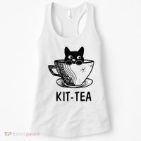 Kit Tea Funny Cat Lover Women's Tank Top thumb 0