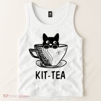 Kit Tea Funny Cat Lover Tank Top thumb 2
