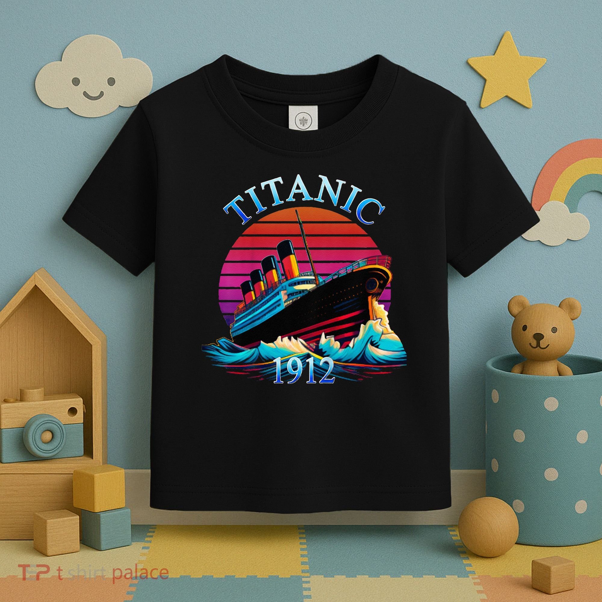 TITANIC 1912 HISTORY COMMEMORATIVE Toddler T-Shirt