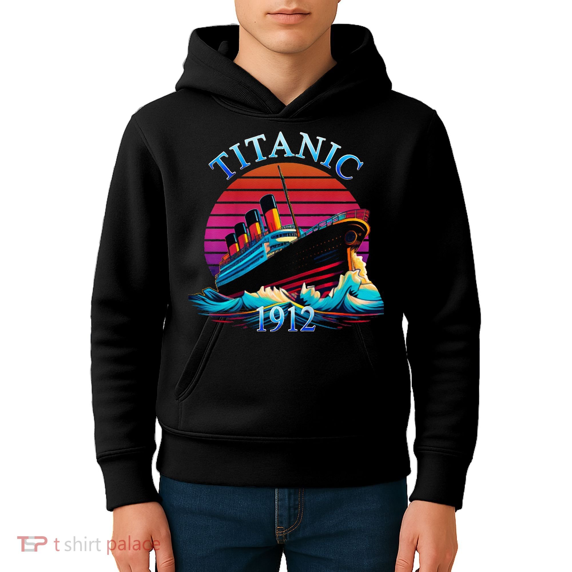 TITANIC 1912 HISTORY COMMEMORATIVE Kids Hoodie