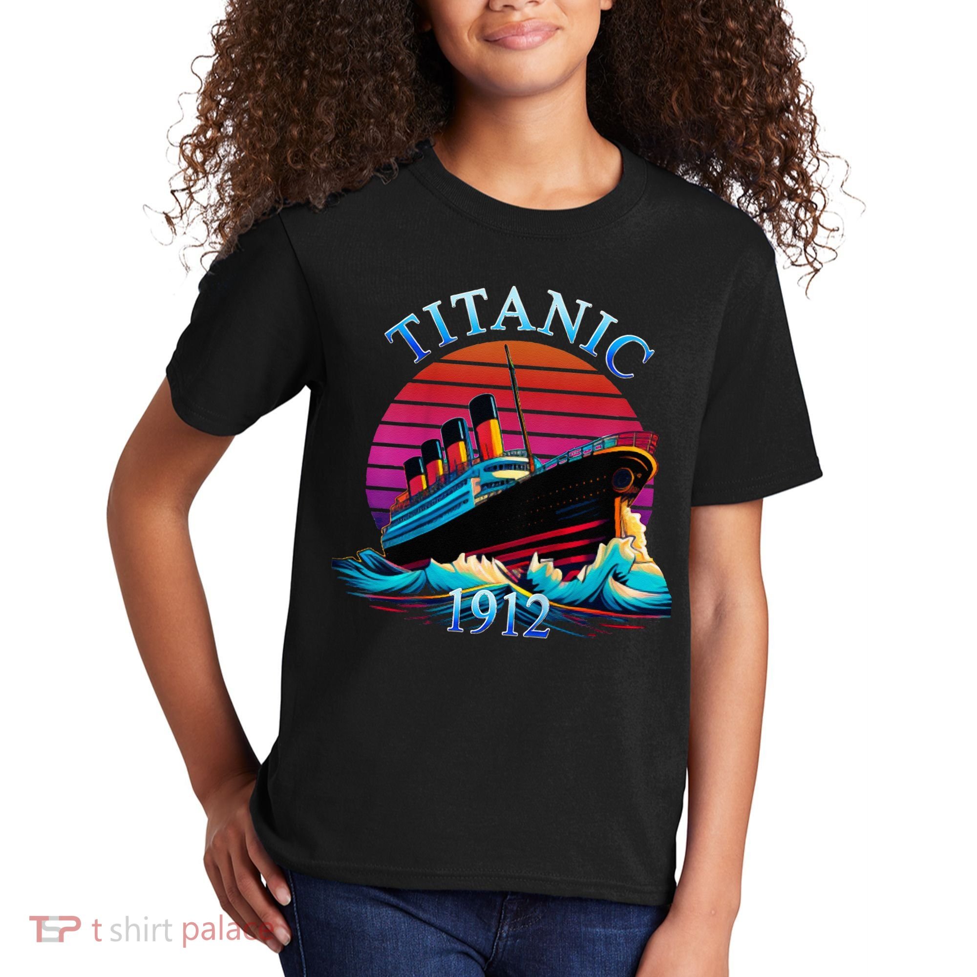 TITANIC 1912 HISTORY COMMEMORATIVE Kids T-Shirt