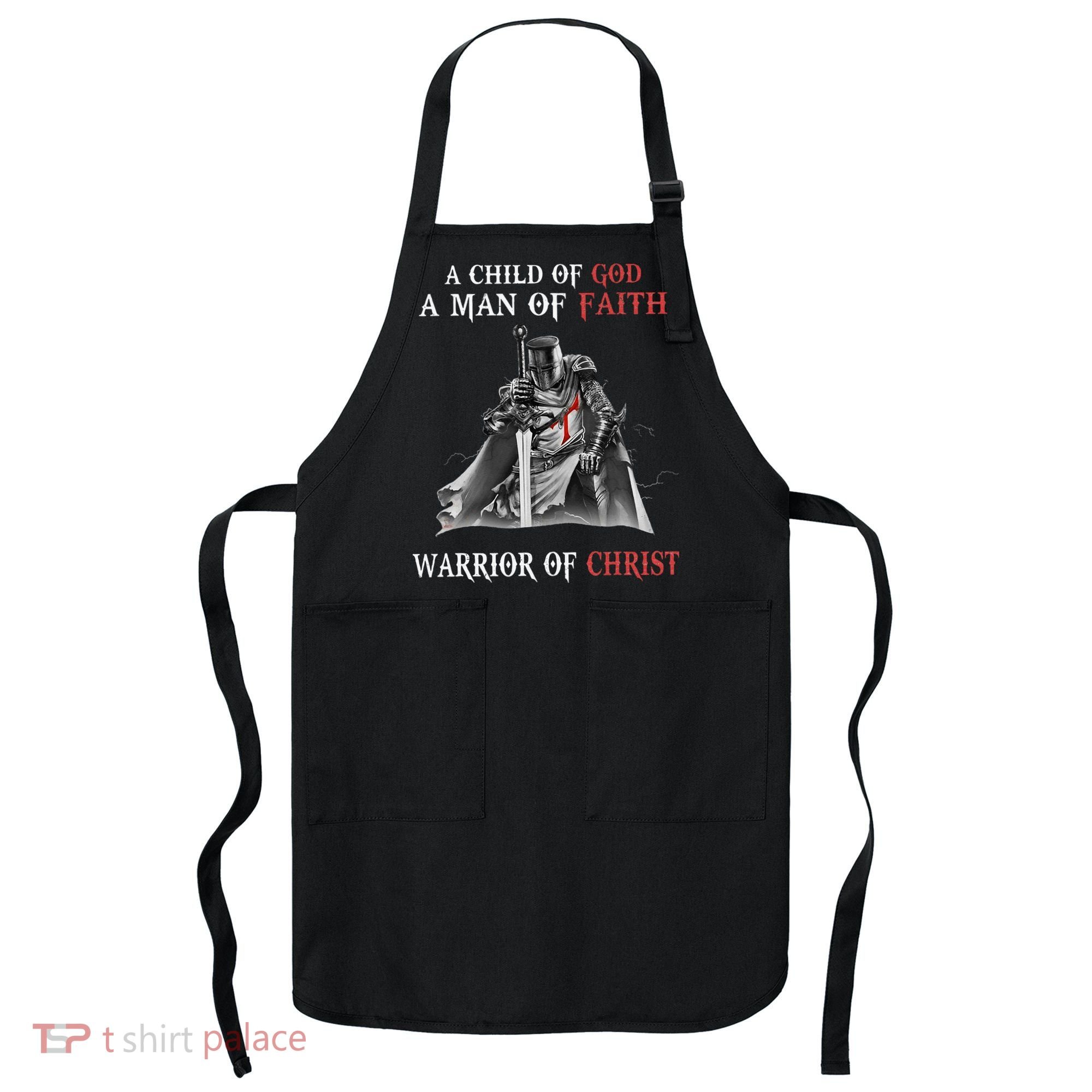 Knight Templar Faith A Warrior Of Christ Apron