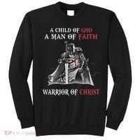 Knight Templar Faith A Warrior Of Christ Sweatshirt thumb 0