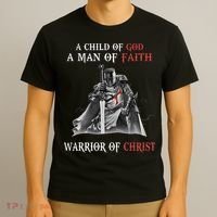 Knight Templar Faith A Warrior Of Christ T-Shirt thumb 3