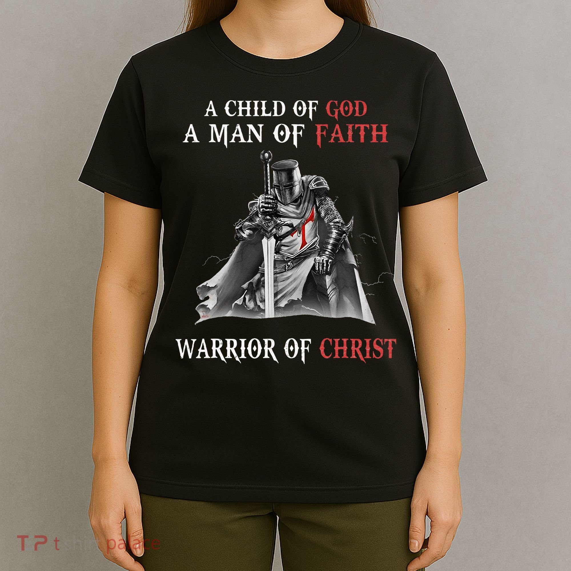Knight Templar Faith A Warrior Of Christ T-Shirt