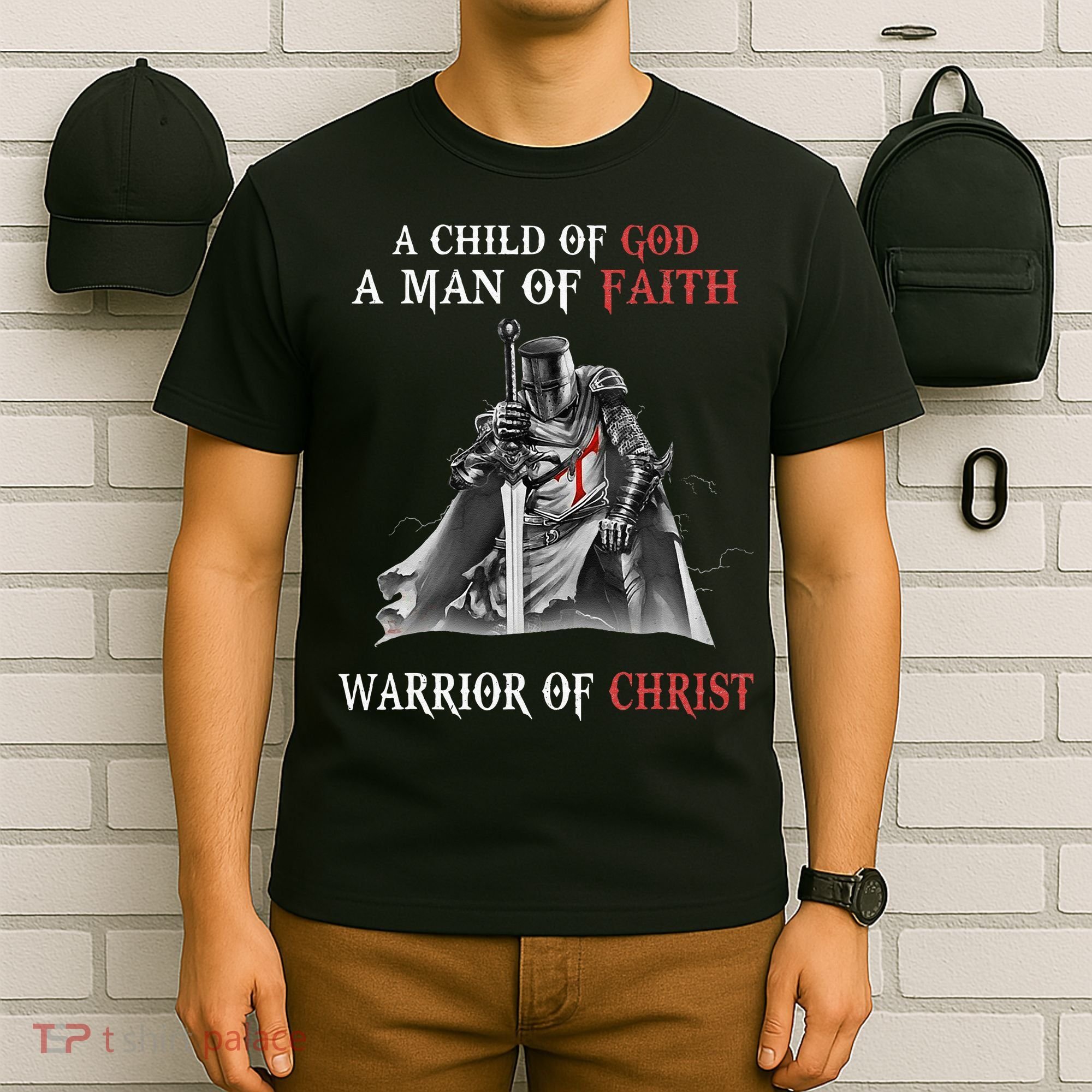 Knight Templar Faith A Warrior Of Christ T-Shirt