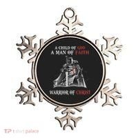 Knight Templar Faith A Warrior Of Christ Ornament thumb 0