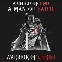 Knight Templar Faith A Warrior Of Christ Baby Bodysuit thumb 2