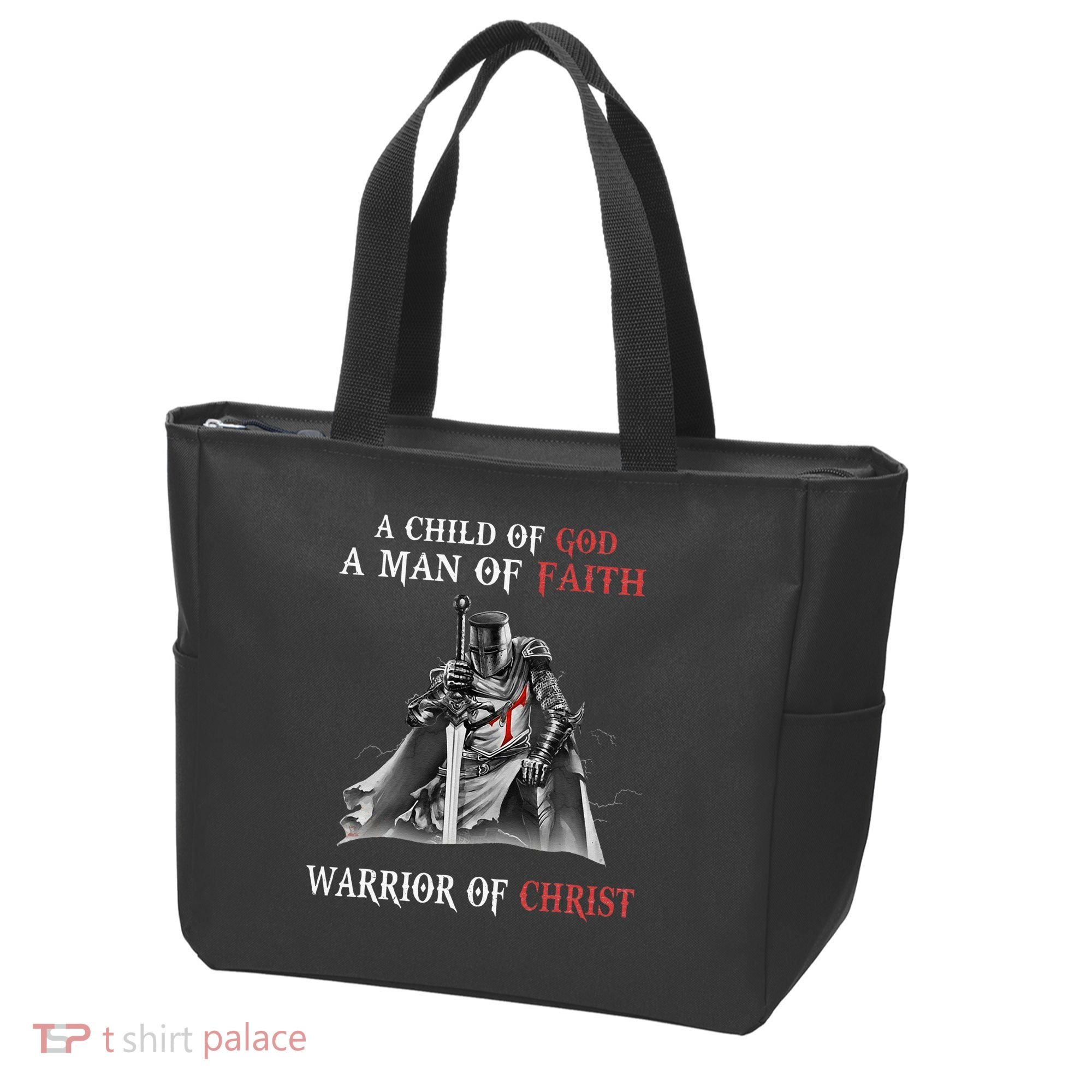 Knight Templar Faith A Warrior Of Christ Tote Bag