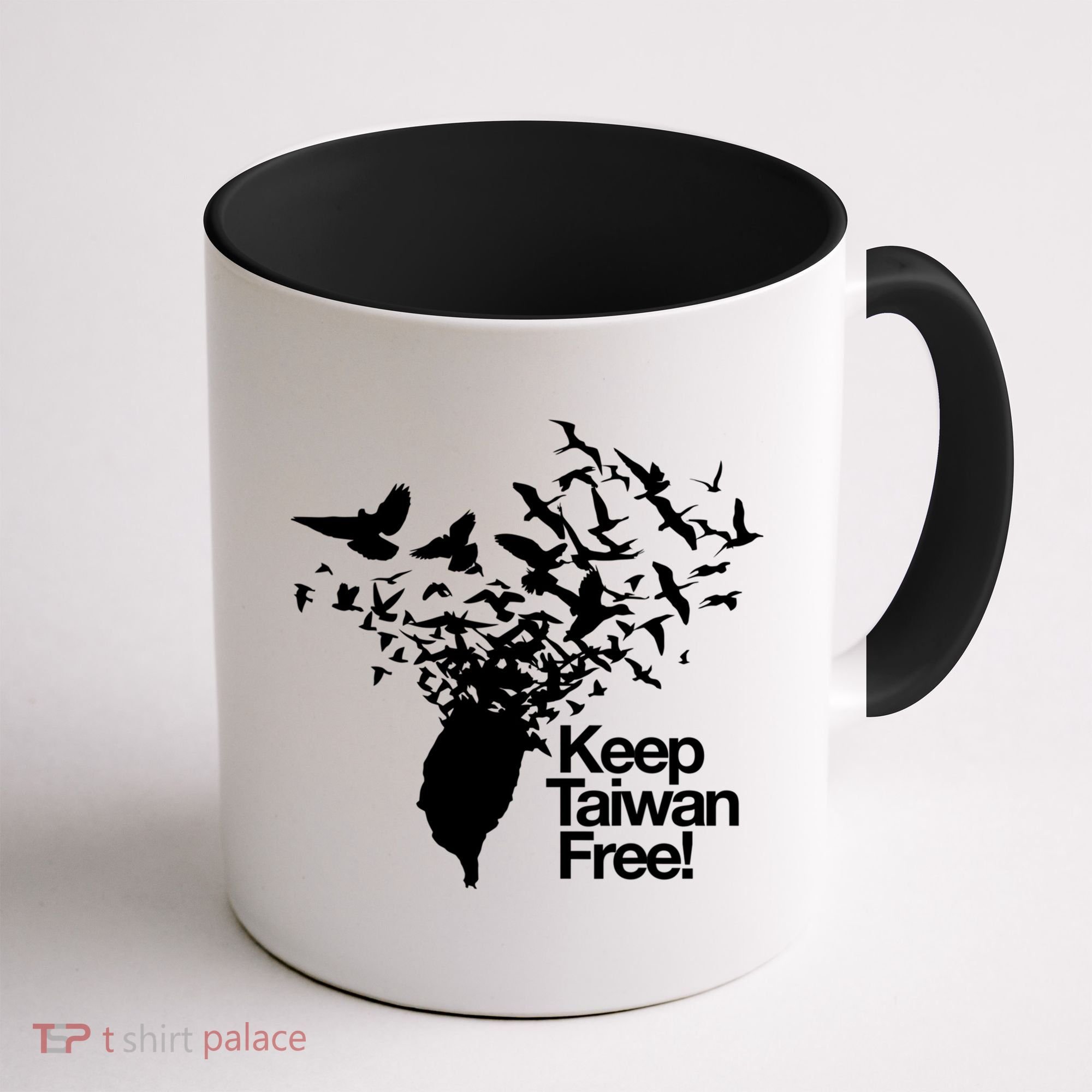 Keep Taiwan Free With Peace Birds Flying Out Gift Coffee Mug