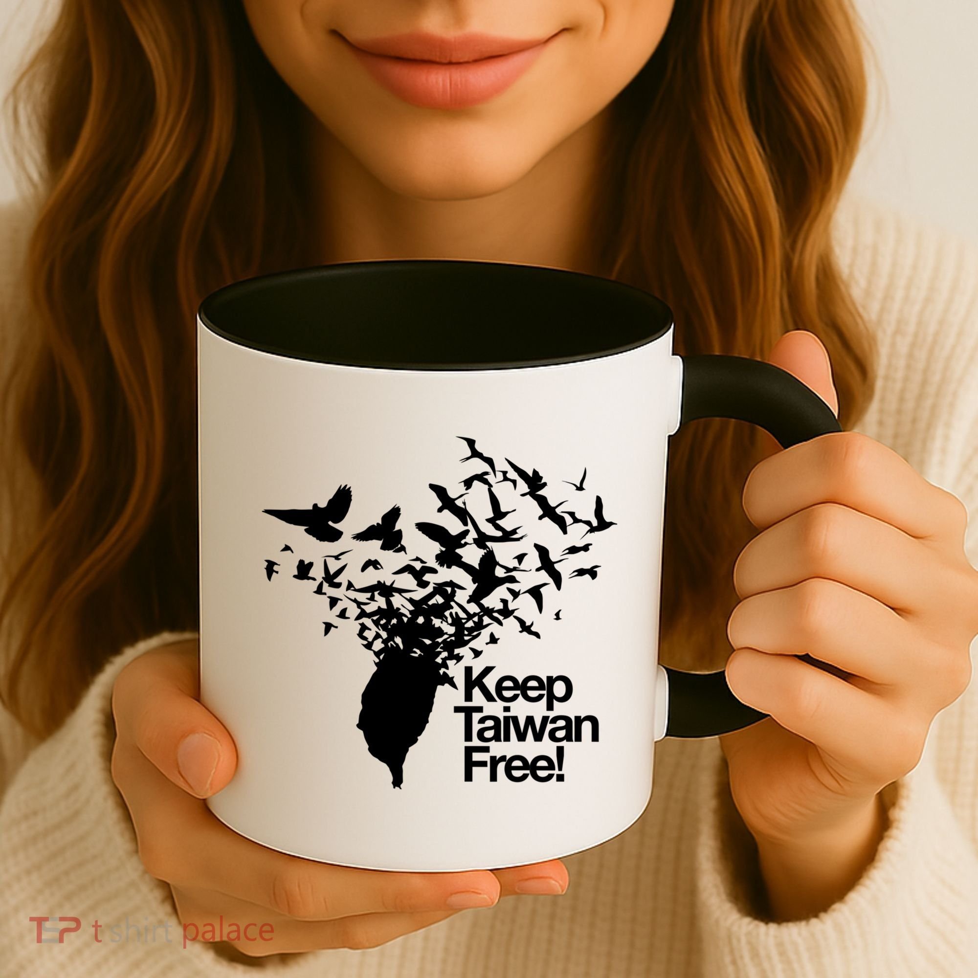 Keep Taiwan Free With Peace Birds Flying Out Gift Coffee Mug