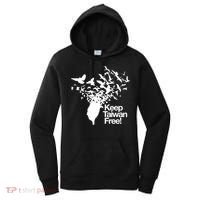 Keep Taiwan Free With Peace Birds Flying Out Gift Women's Hoodie thumb 0