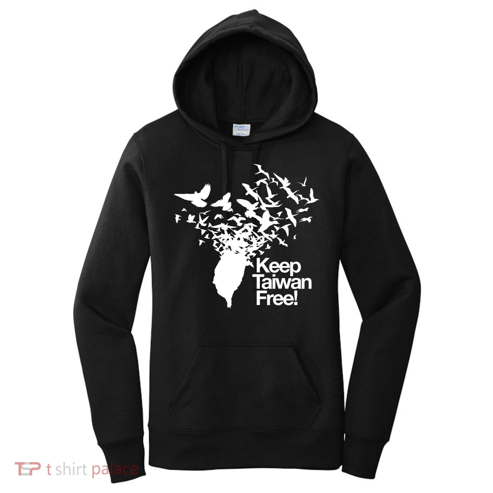 Keep Taiwan Free With Peace Birds Flying Out Gift Women's Hoodie