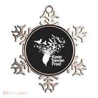 Keep Taiwan Free With Peace Birds Flying Out Gift Ornament thumb 0