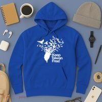 Keep Taiwan Free With Peace Birds Flying Out Gift Hoodie thumb 3