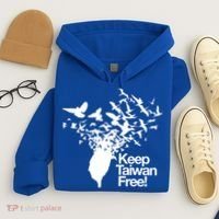 Keep Taiwan Free With Peace Birds Flying Out Gift Hoodie thumb 4