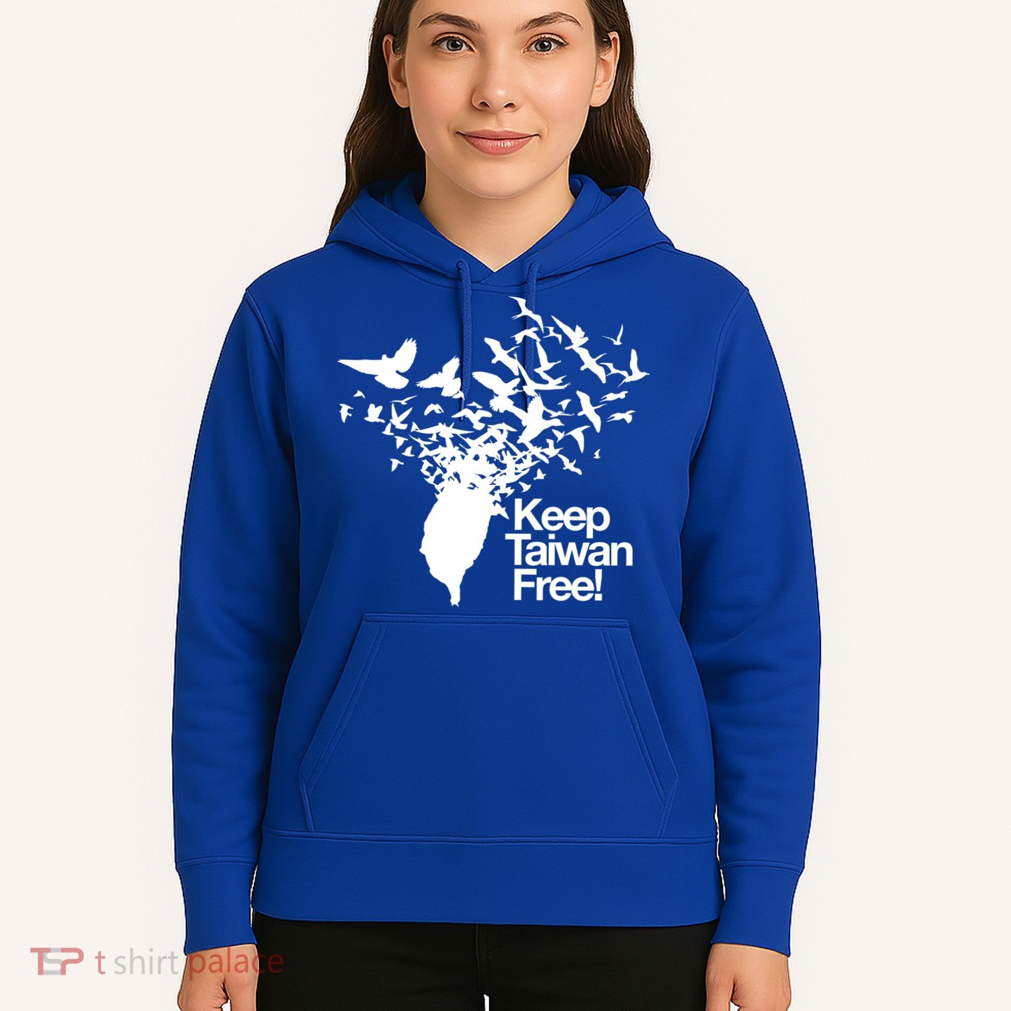 Keep Taiwan Free With Peace Birds Flying Out Gift Hoodie