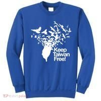 Keep Taiwan Free With Peace Birds Flying Out Gift Sweatshirt thumb 0