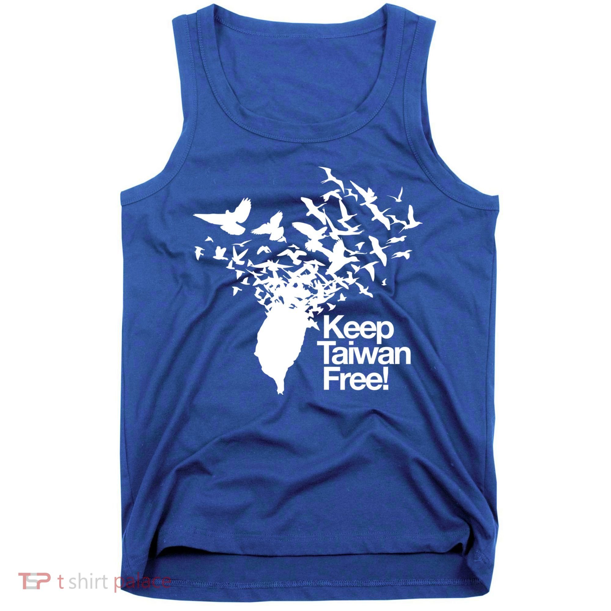 Keep Taiwan Free With Peace Birds Flying Out Gift Tank Top