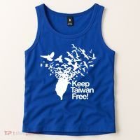 Keep Taiwan Free With Peace Birds Flying Out Gift Tank Top thumb 2