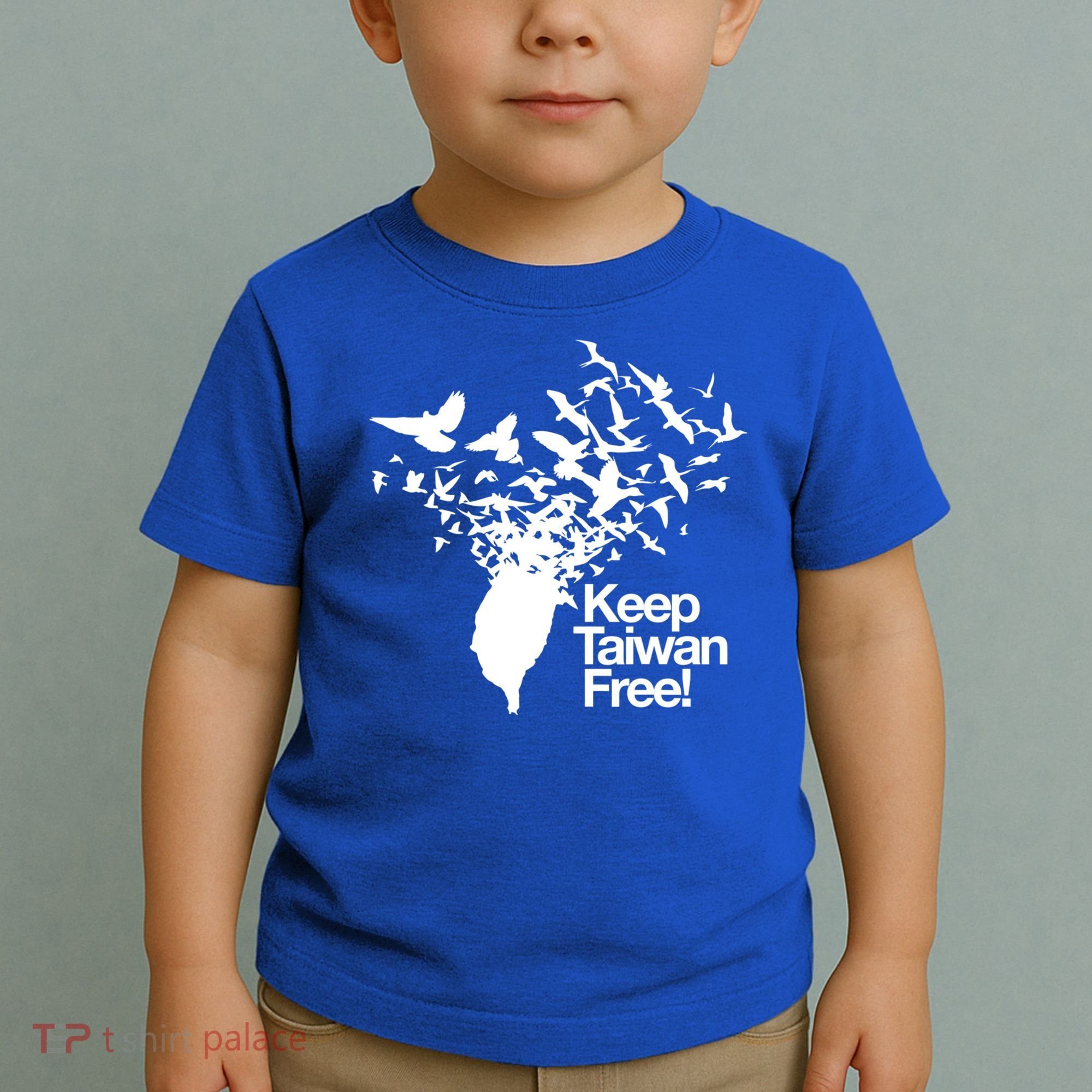 Keep Taiwan Free With Peace Birds Flying Out Gift Toddler T-Shirt