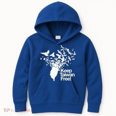 Keep Taiwan Free With Peace Birds Flying Out Gift Kids Hoodie