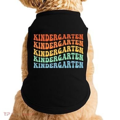 Kindergarten Teacher First Day School Back To School Doggie Tank