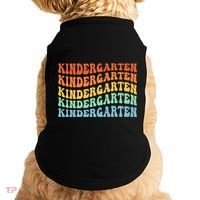 Kindergarten Teacher First Day School Back To School Doggie Tank thumb 0