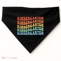 Kindergarten Teacher First Day School Back To School USA-Made Doggie Bandana thumb 0