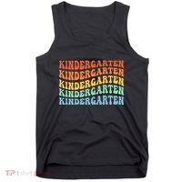 Kindergarten Teacher First Day School Back To School Tank Top thumb 0