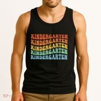 Kindergarten Teacher First Day School Back To School Tank Top thumb 3