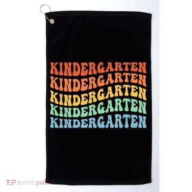 Kindergarten Teacher First Day School Back To School Golf Towel