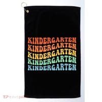 Kindergarten Teacher First Day School Back To School Golf Towel thumb 0
