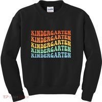 Kindergarten Teacher First Day School Back To School Kids Sweatshirt thumb 0
