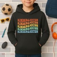 Kindergarten Teacher First Day School Back To School Kids Hoodie thumb 2