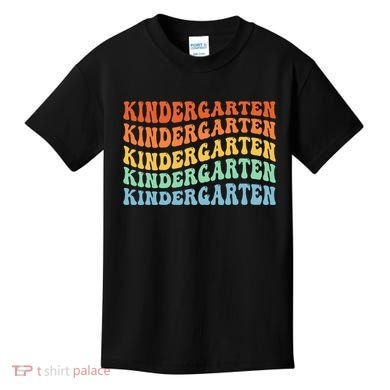 Kindergarten Teacher First Day School Back To School Kids T-Shirt