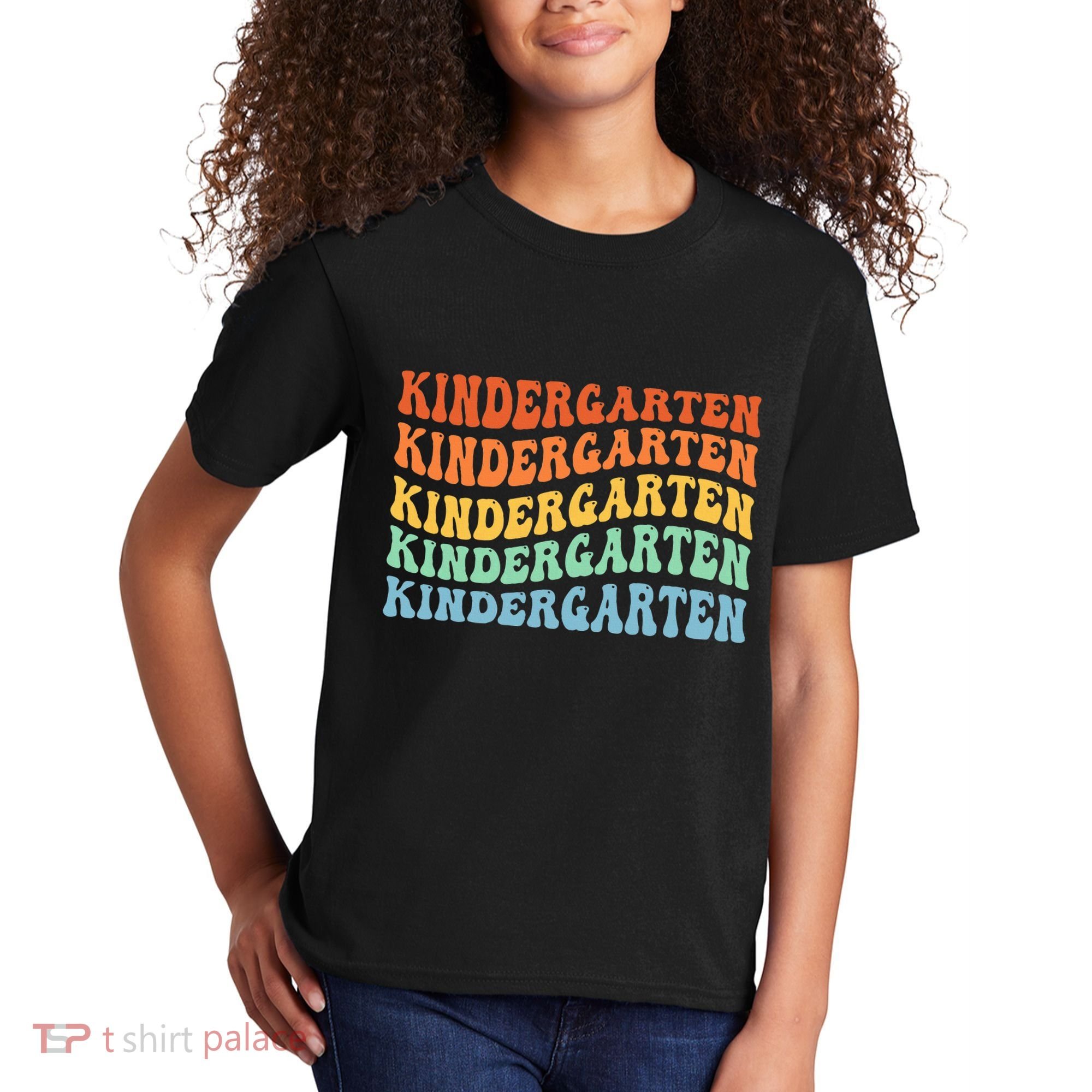 Kindergarten Teacher First Day School Back To School Kids T-Shirt