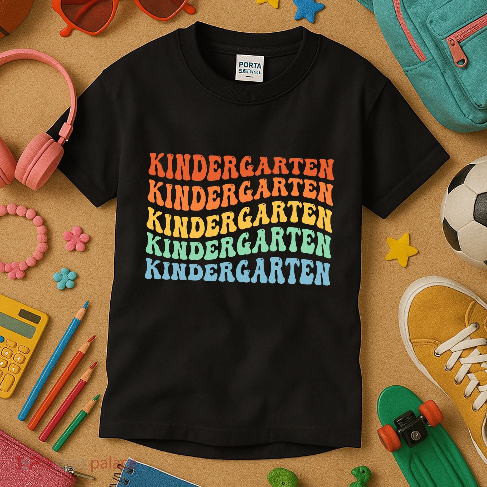 Kindergarten Teacher First Day School Back To School Kids T-Shirt