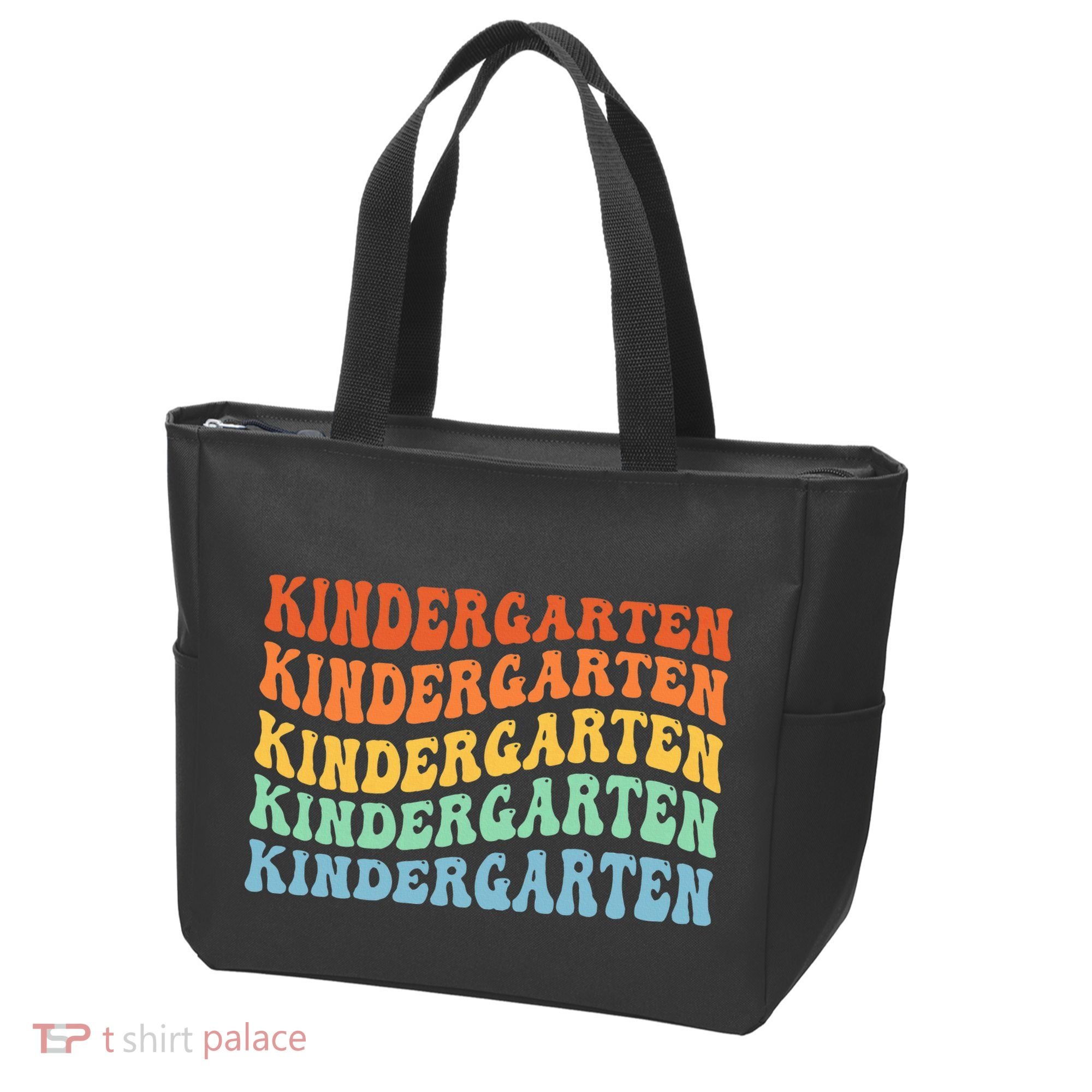 Kindergarten Teacher First Day School Back To School Tote Bag