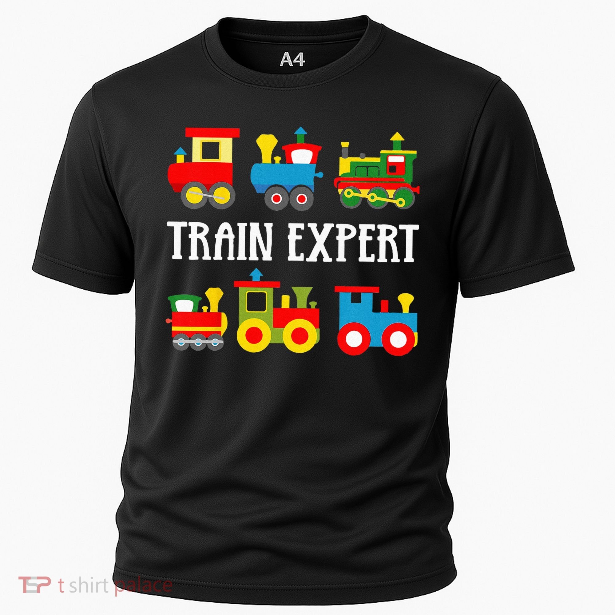 Kids Trains Funny Train Expert Kids Cooling Performance Crew T-Shirt