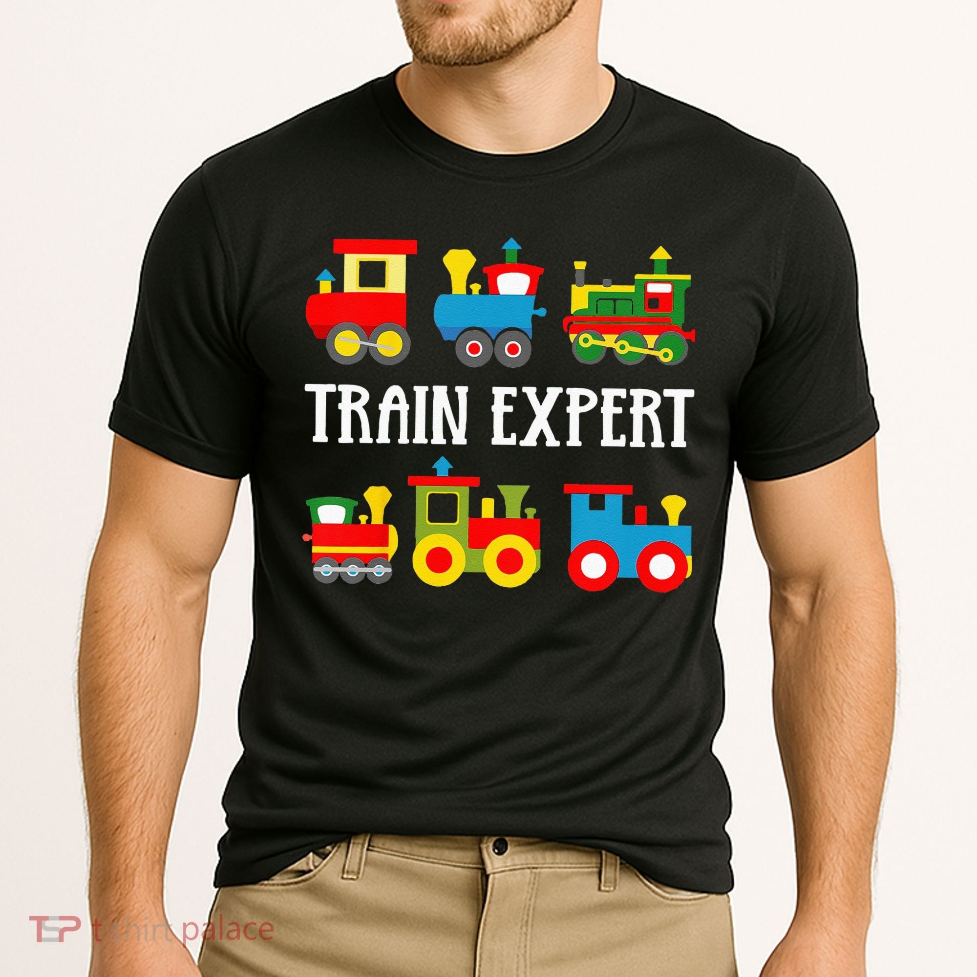 Kids Trains Funny Train Expert Kids Cooling Performance Crew T-Shirt