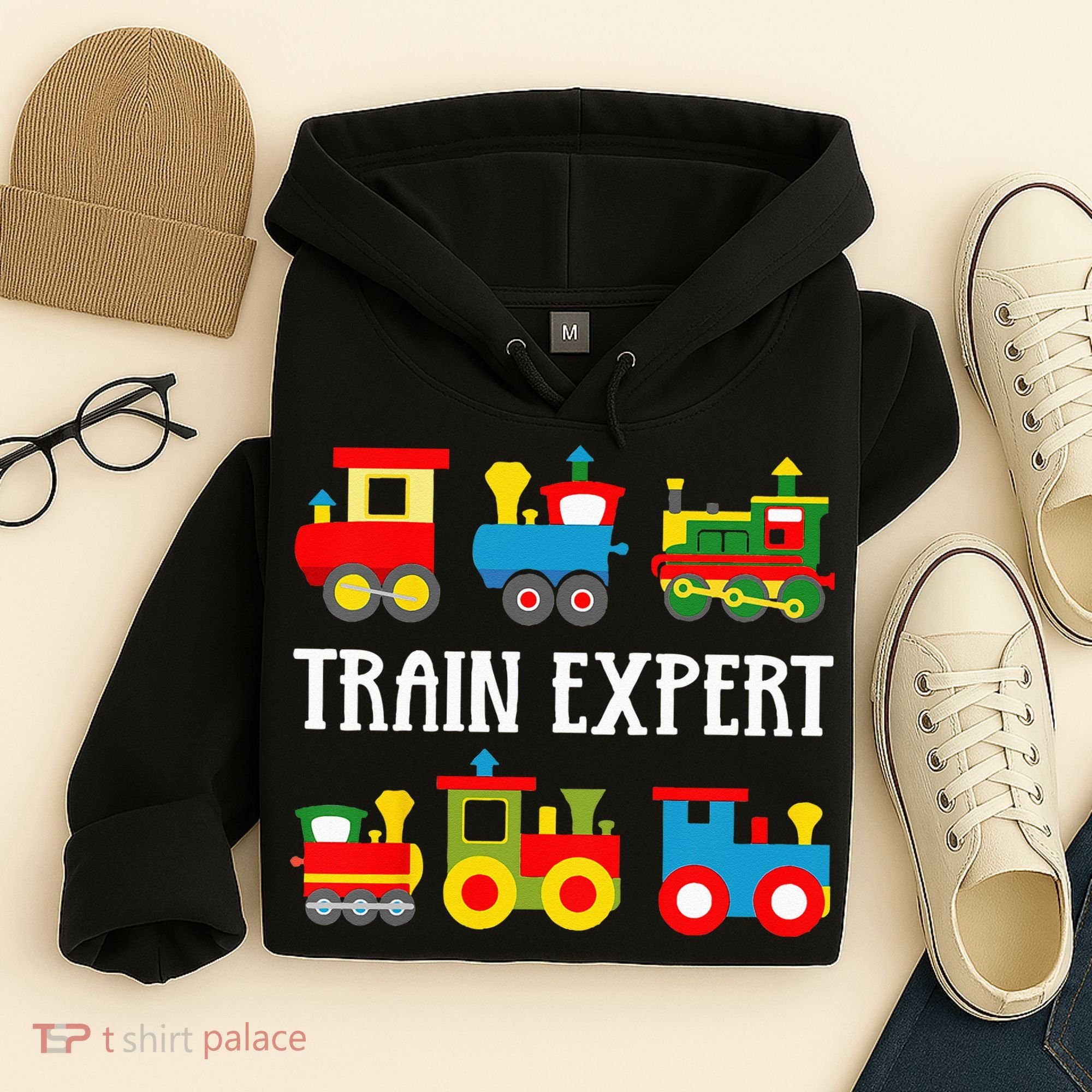 Kids Trains Funny Train Expert Kids Hoodie