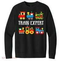 Kids Trains Funny Train Expert Kids V.I.T. Fleece Crew Sweatshirt thumb 0