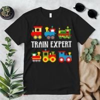 Kids Trains Funny Train Expert Kids Premium T-Shirt thumb 2