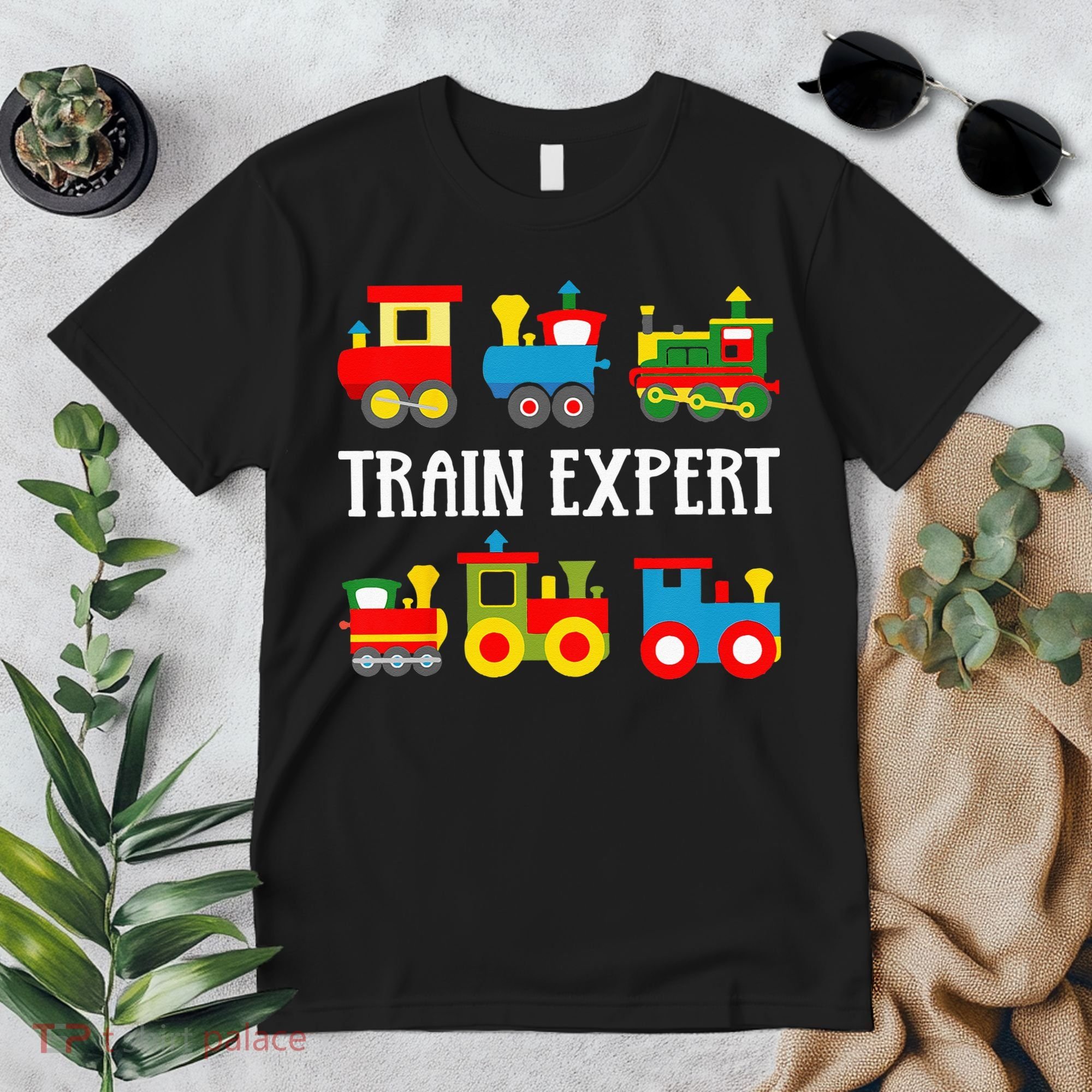 Kids Trains Funny Train Expert Kids Premium T-Shirt