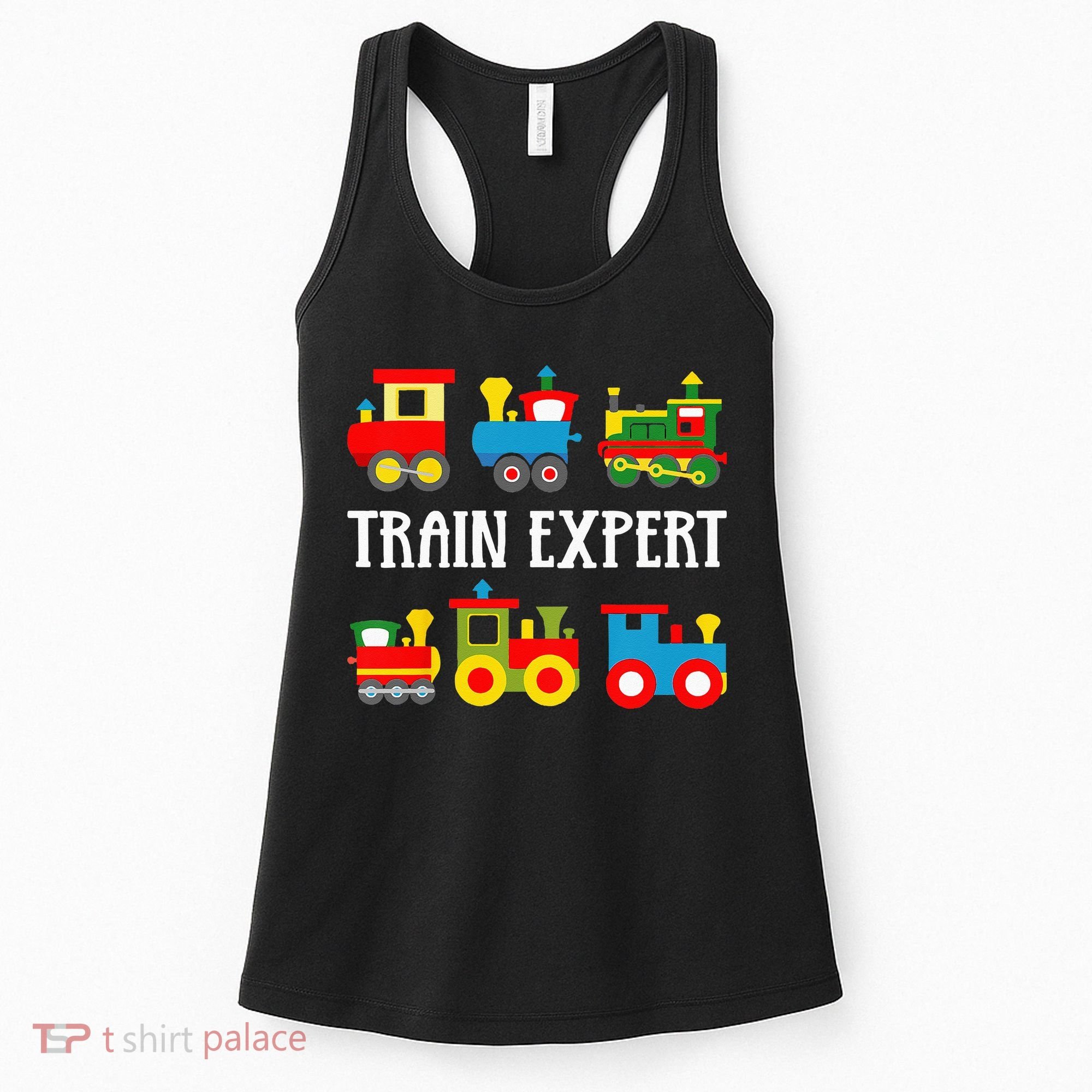 Kids Trains Funny Train Expert Kids Women's Tank Top
