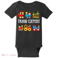Kids Trains Funny Train Expert Kids Baby Bodysuit thumb 0