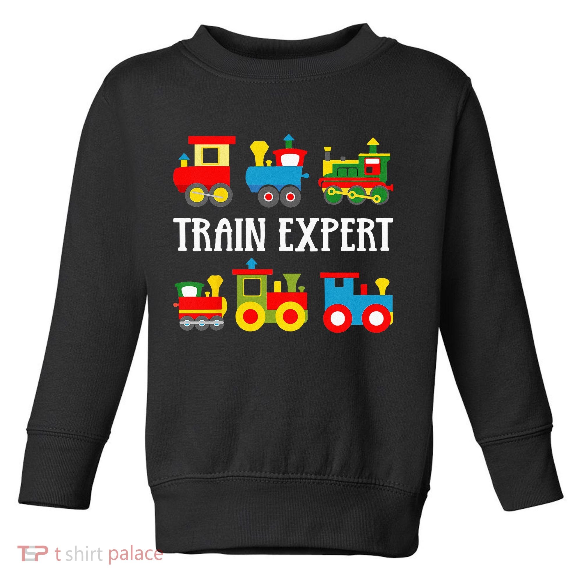 Kids Trains Funny Train Expert Kids Toddler Sweatshirt