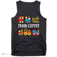 Kids Trains Funny Train Expert Kids Tank Top thumb 0